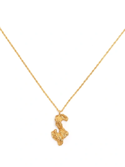 Shop Loveness Lee S Alphabet Pendant Necklace In Gold