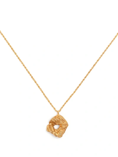 Shop Loveness Lee O Alphabet Pendant Necklace In Gold