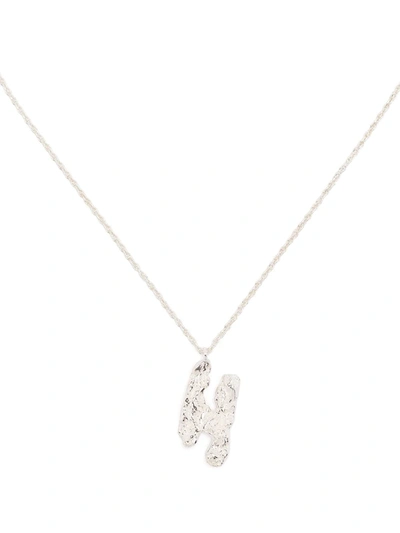 Shop Loveness Lee H Alphabet Pendant Necklace In Silber