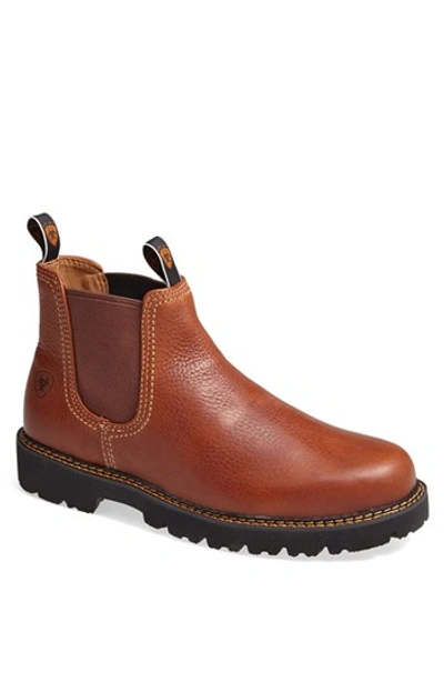 Ariat 'spot Hog' Chelsea Boot (men) In Peanut