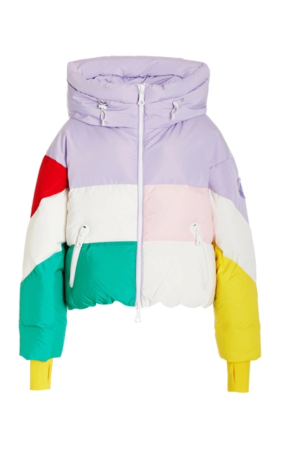 Cordova Women's The Meribel Hooded Down Snow Jacket In Multi,white