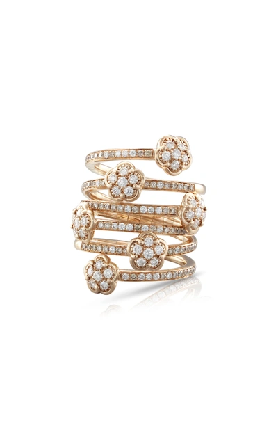 Shop Pasquale Bruni Women's Figlia Dei Fiori 18k Rose Gold Diamond Ring In Pink