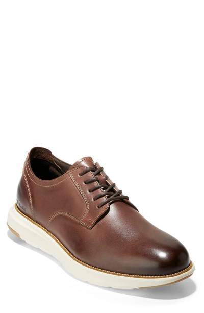 Shop Cole Haan Grand Atlantic Derby In Ch Chestnut/ivory
