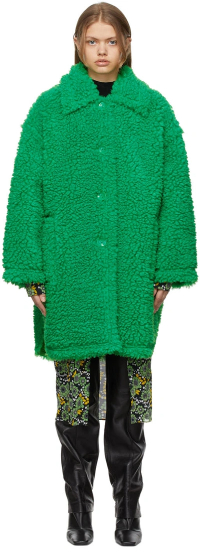Shop Stand Studio Green Gwen Coat In 51000 Green