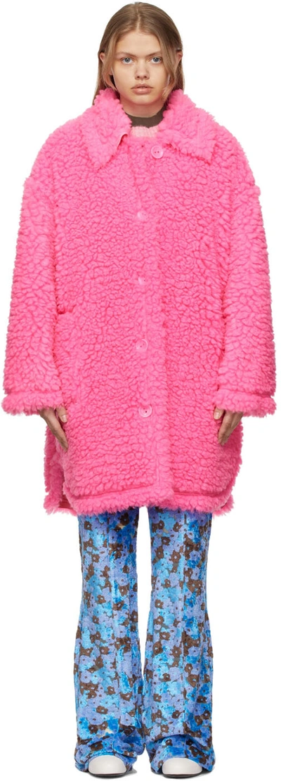Shop Stand Studio Pink Gwen Coat In 75400 Blossom