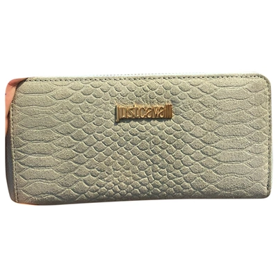 Pre-owned Just Cavalli Leather Wallet In Green