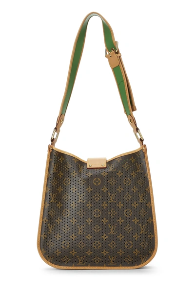 Louis Vuitton Monogram Perforated Musette Green 589329
