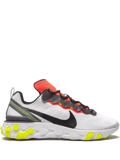 Nike React Element 55 Se Sneakers In Weiss | ModeSens