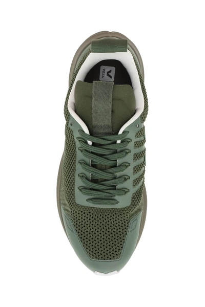 Shop Rick Owens Performance Runner V-knit Sneakers In Green