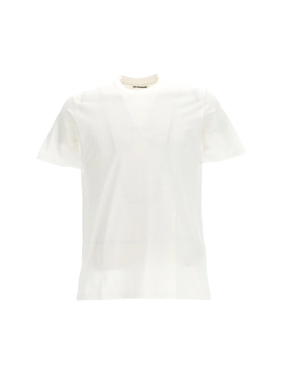Shop Jil Sander T-shirts & Vests In 100 - White Paper