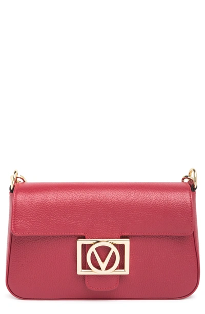 Shop Valentino By Mario Valentino Florence Dollaro Classic Shoulder Bag In Lipstick Red