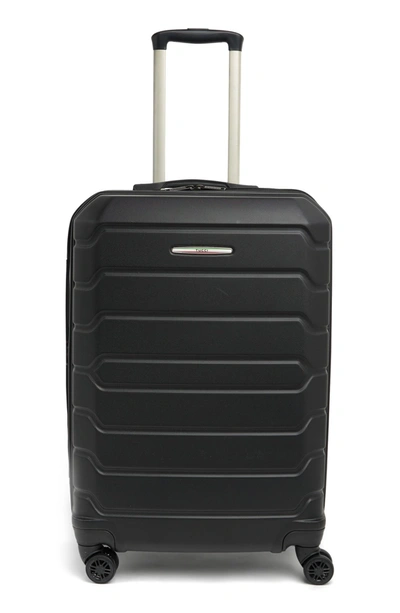 Shop Titanio Tucci Abruzzi 24" Hardside Spinner Suitcase In Black