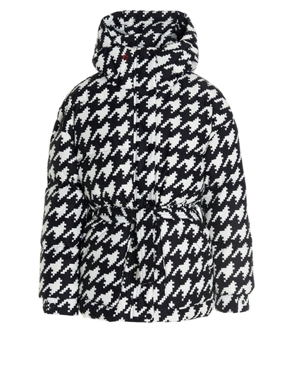 Shop Perfect Moment Down Jacket In Black & White