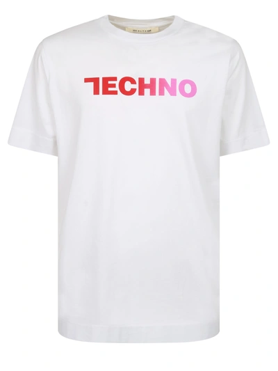 Alyx Winter Holiday Capsule Techno Inox T-shirt In White