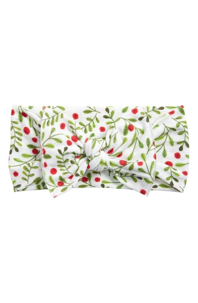 Shop Baby Bling Print Knot Headband In Holiday