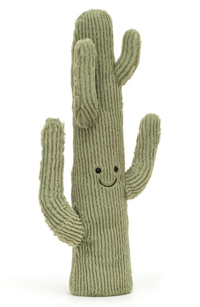 Shop Jellycat Small Amuseable Desert Cactus Plush Toy In Green
