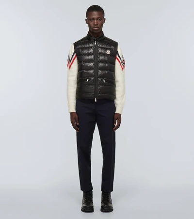 Shop Moncler Gui Down Gilet In Black