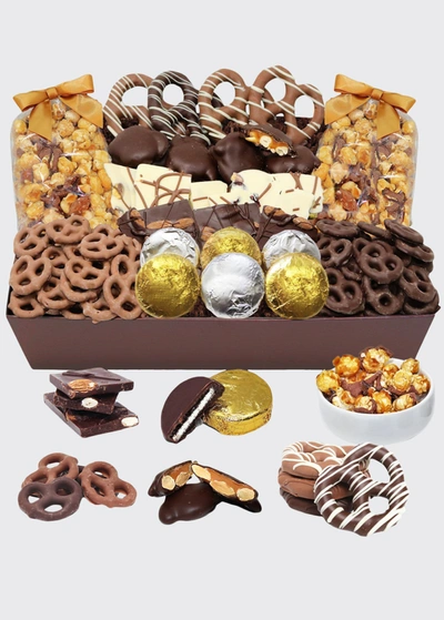 Shop Chocolate Covered Company Sensational Belgian Chocolate Covered Snack Tray