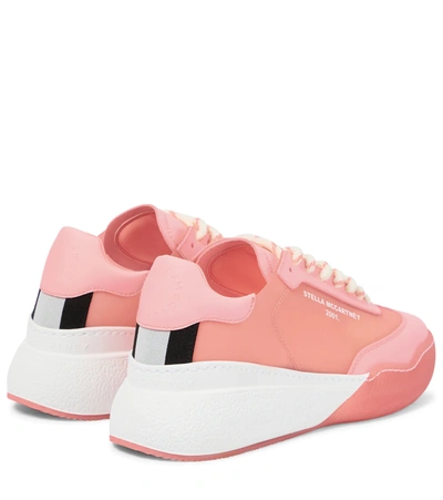 Shop Stella Mccartney Loop Sneakers In Bellini Rose