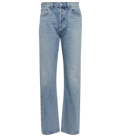 Shop Agolde '90s Pinch High-rise Straight Jeans In Soundwave