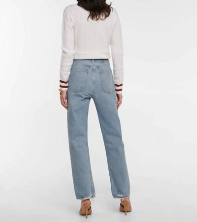 Shop Agolde '90s Pinch High-rise Straight Jeans In Soundwave