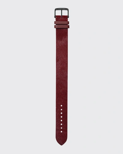 Shop Tom Ford Medium Calf Hair Leather Strap