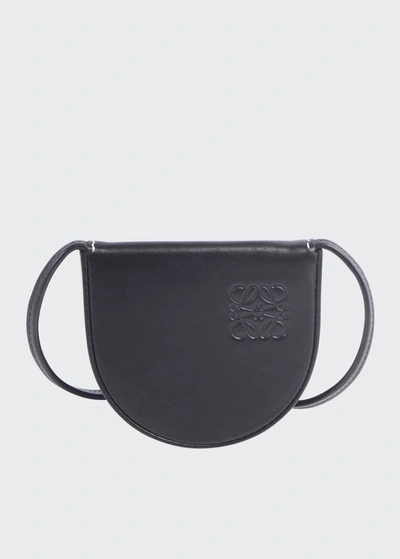 Shop Loewe Men's Heel Mini Leather Crossbody Pouch Bag