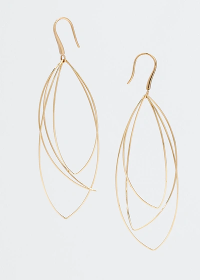 Shop Lana Multi-curved Wire Marquis Hoop Earrings