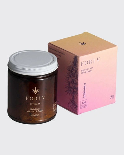 Shop Foria 9 Oz. Intimacy Bath Salts With Cbd & Cacao