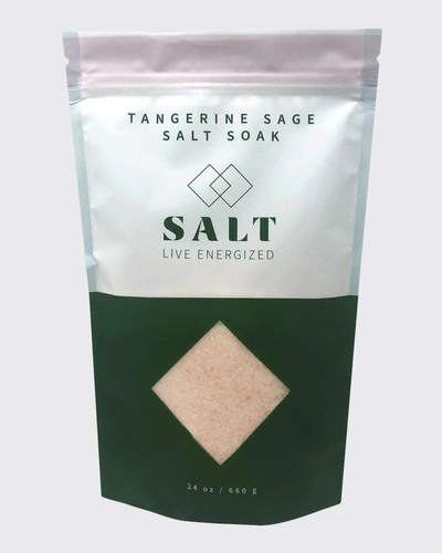 Salt Live Energized 24 Oz. Tangerine + Sage Salt Soak