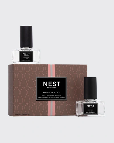 Shop Nest New York Rose Noir & Oud Wall Diffuser Refill Duo