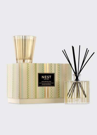 Nest New York 2-pc. Birchwood Pine Candle & Reed Diffuser Gift Set