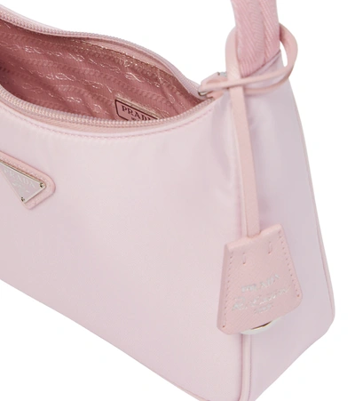 Prada Re-edition 2000 Mini Shoulder Bag In Alabastro