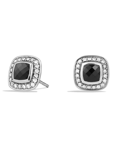 Shop David Yurman Petite Albion Earrings With Gemstone And Diamonds