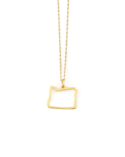 Shop Maya Brenner Designs Maya Brenner 14k Gold Necklace, M-w & Dc