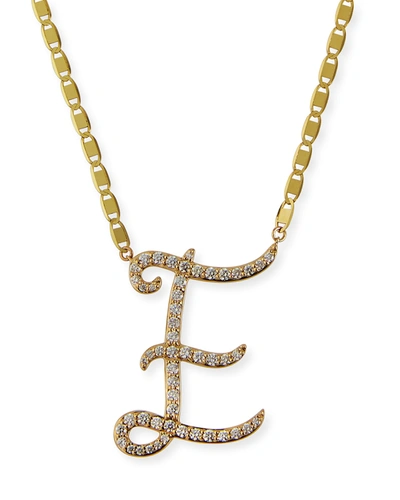 Shop Lana 14k Malibu Diamond Initial Necklace