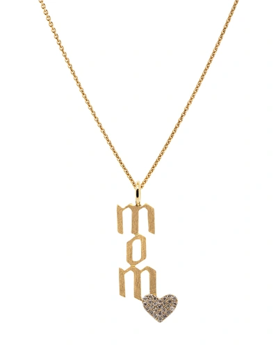 Shop Bridget King Jewelry Mom Diamond Heart Necklace