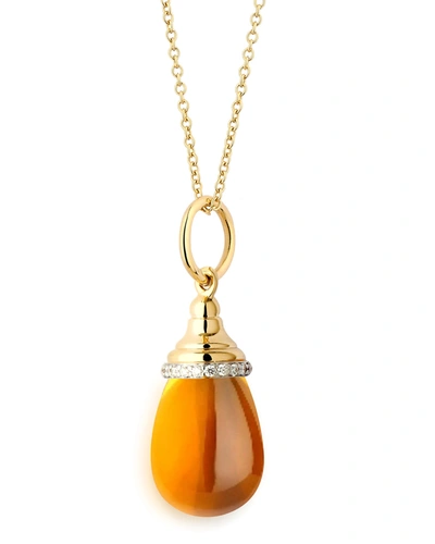 Shop Syna 18k Gold Mini Drop Necklace With Diamonds