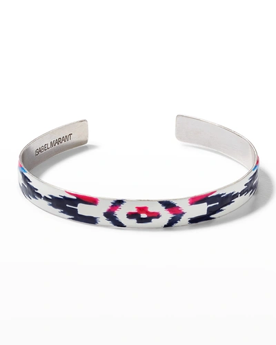 Shop Isabel Marant Ikat Enamel Bracelet