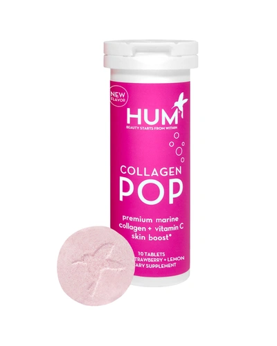 Shop Hum Nutrition Collagen Pop + Vitamin C Dissolvable Tablets, Strawberry Lemonade