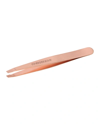 Shop Tweezerman Rose Gold Slant Tweezer