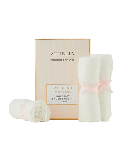 Shop Aurelia Probiotic Skincare Weekend Muslins, Set Of 3