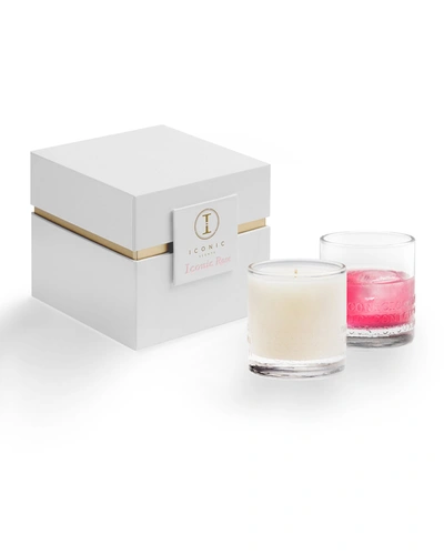 Shop Iconic Scents 9 Oz. Iconic Rose Luxury Candle