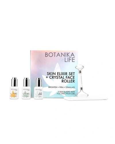 Shop Botanika Life Skin Elixir Set + Crystal Face Roller