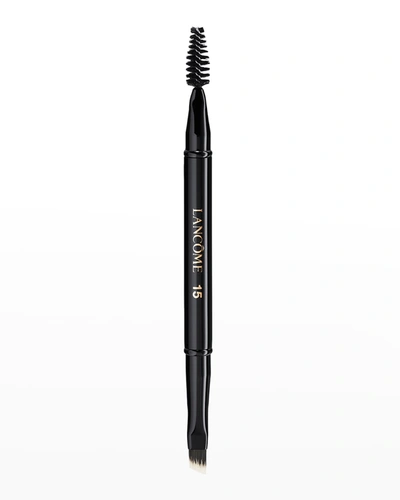 Shop Lancôme Angled Liner/brow Brush #15 Precision Brow Brush With Built-in Spoolie