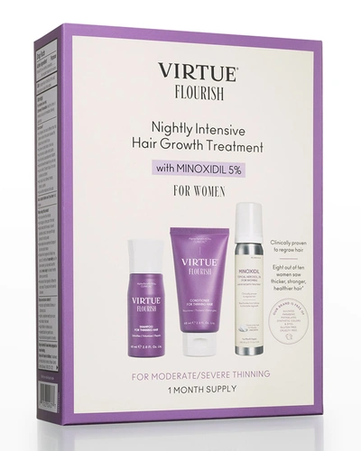 Shop Virtue Flourish Hair Growth Treatment Kit - 1-month