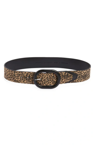 Shop Rebecca Minkoff Micro Cheetah Print Leather Belt