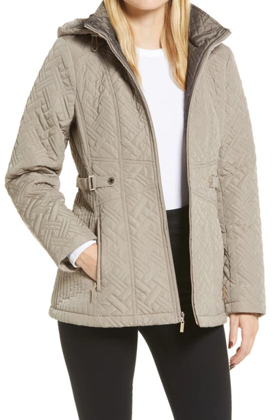 Shop Gallery Quilted Jacket In Mushroom