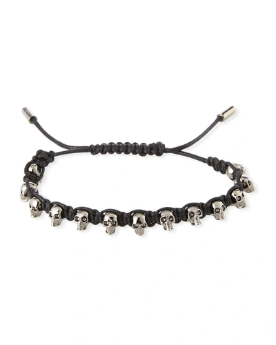 Shop Alexander Mcqueen Men's Skull Bead Friendship Bracelet