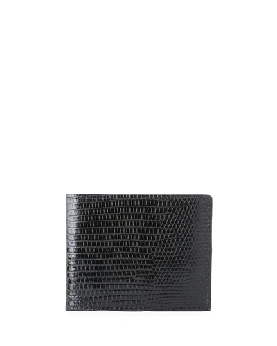 Shop Abas Men's Slim Lizard Bifold Wallet